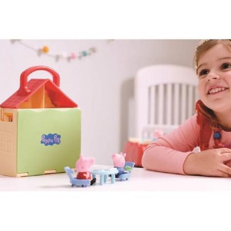 Playset Maleta Peppa Pig - Casa da Peppa - Sunny com o Melhor