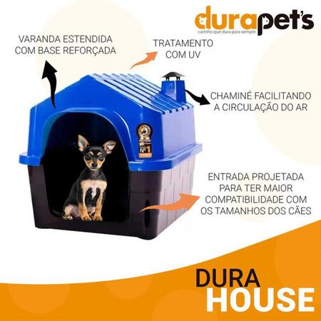 Imagem de Casa para Cachorro Pet Durahouse Chaminé  Nº4