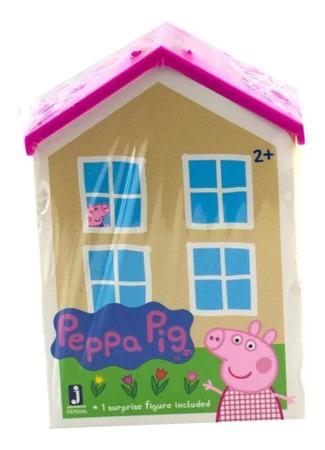 Casa Surpresa da Peppa Pig - Figura Surpresa - Telhado Pink SUNNY