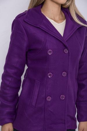 Casaco feminino roxo sales