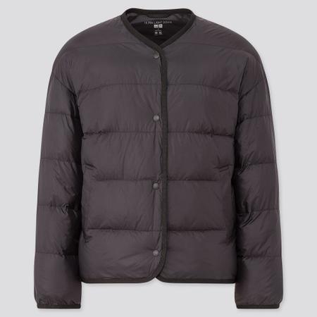 black moletom com capuz uniqlo