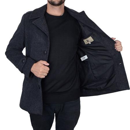 Casaco caban masculino 2025