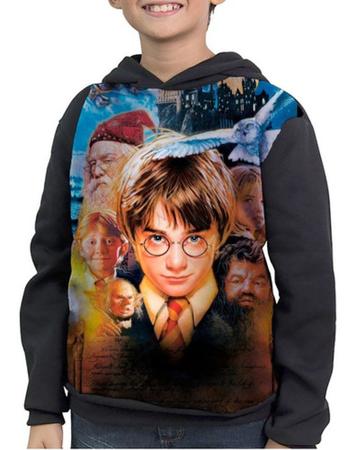 Imagem de Casaco Moletom Infantil Harry Potter E A Pedra Filosofal