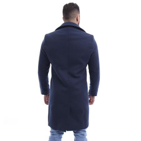Sobretudo azul cheap marinho masculino