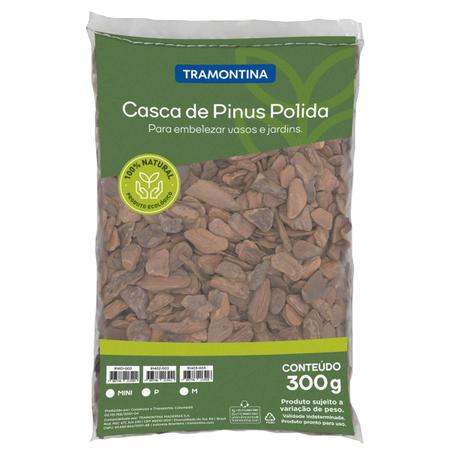 Casca de Pinus Polida Tramontina Tamanho Mini 300g Imagem de Casca de Pinus Polida Tramontina Tamanho Mini 300g