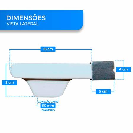 Imagem de Cascata de Embutir 40cm Para Piscina Ponteira Aço Inox 304