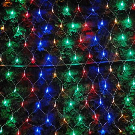 Imagem de Cascata Luminosa Pisca COLORIDA 220 VOLTS WMT1123 4 Fases 160 LED
