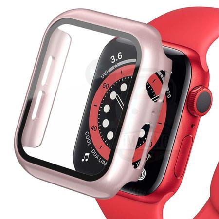 Capa Bumper Vidro Temperado Apple Watch Series 7 45mm E 40mm