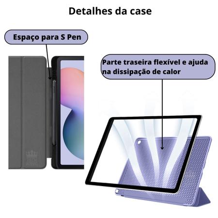 Imagem de Case C/ Slot Para Caneta + Pelicula Para Galaxy S6 Lite P615