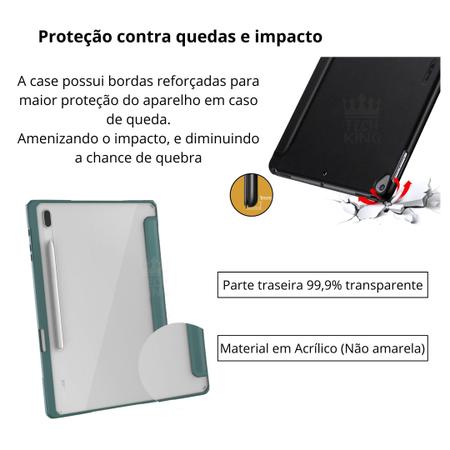 Imagem de Case C/ Slot Para Caneta+Película Para Tablet Galaxy S8 Plus