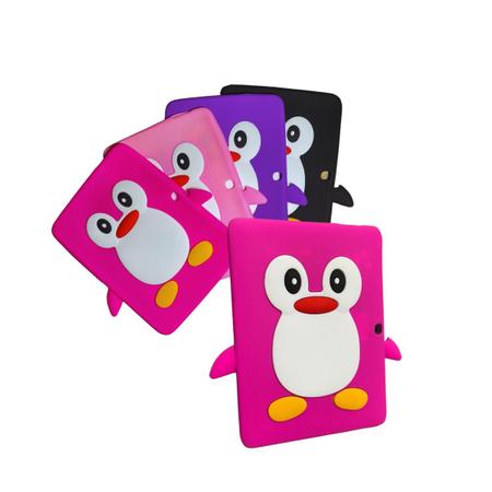 Case capa emborrachada infantil Pinguim Colorida p/ tablet de 10 polegadas - Commercedai Imagem de Case capa emborrachada infantil Pinguim Colorida p/ tablet de 10 polegadas