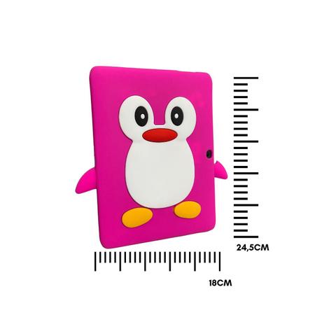 Case capa emborrachada infantil Pinguim Colorida p/ tablet de 10 polegadas - Commercedai Imagem de Case capa emborrachada infantil Pinguim Colorida p/ tablet de 10 polegadas