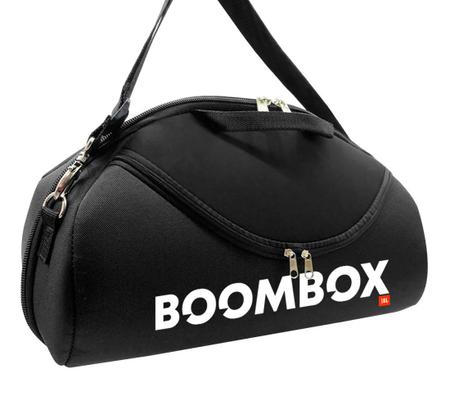 Imagem de Case Capa Protetora Estojo Bolsa Mala Compatível Com -Boomboxx Com Bolso Para Carregador