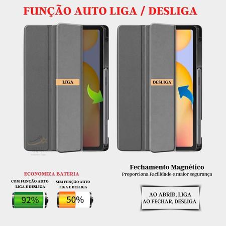 Imagem de Case Capinha Magnética Para Tablet Samsung S8 11 X706+ Vidro