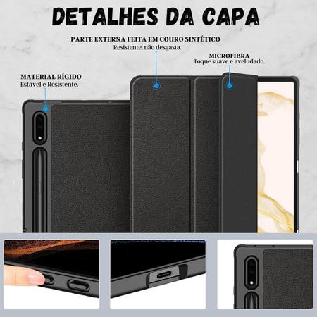 Imagem de Case Magnética Com Slot Caneta Tpu Galaxy Tab S8 11 X706