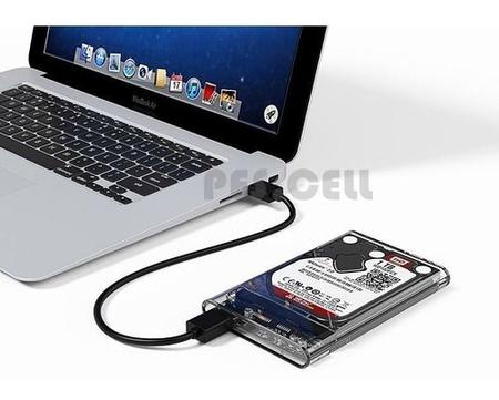 Imagem de Case Para Hd Externo Transparent Notebook Sata 2.5 Usb 3.0 2