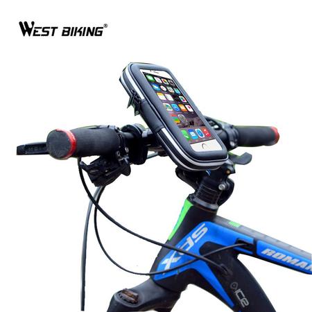 Imagem de Case Suporte 360 Capa Celular Smartphone Para Moto Bike Bicicleta Resistente Água Touch