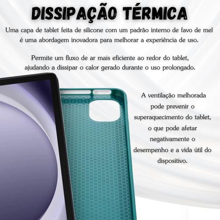 Imagem de Case Tpu Magnética + Caneta Para Tablet Samsung A9+ 11 X210