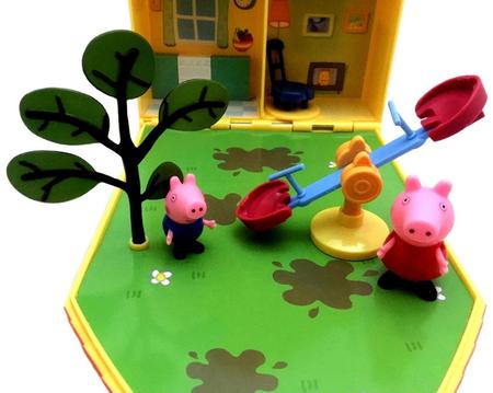 Peppa pig casa com jardim - dtc em Promoção na Americanas