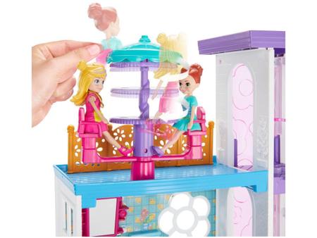 Casa Portátil Polly Pocket Gigante Casinha Surpresas Boneca Vários  Ambientes Escala Polly Matel Poly, Magalu Empresas