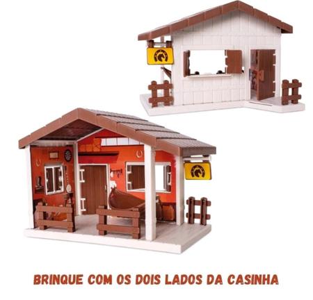 Imagem de Casinha de brinquedo Faroeste com cavalo e acessorios