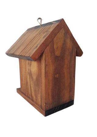 Imagem de Casinha de Passarinho Madeira modelo Pinus Enfeite Decorativo Para casa
