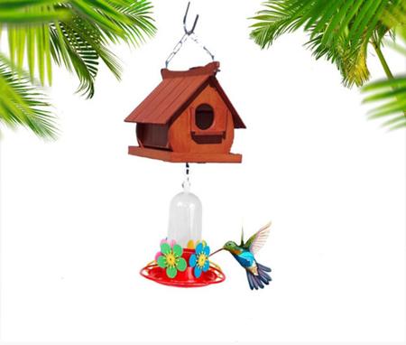 Casinha De Passarinhos Colonial Bebedouro Beija-flor +néctar - Start Artesanatos Imagem de Casinha De Passarinhos Colonial Bebedouro Beija-flor +néctar
