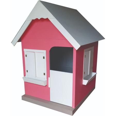 Imagem de Casinha Infantil Boneca Compacta 1,00 x 1,00 em MDF