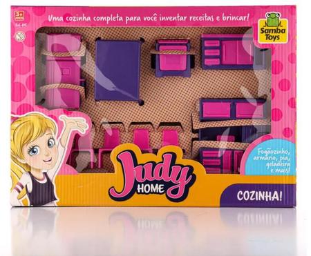 Casinha Jogo Cozinha Brinquedo Menina - Judy - Online - Casinha de Boneca -  Magazine Luiza