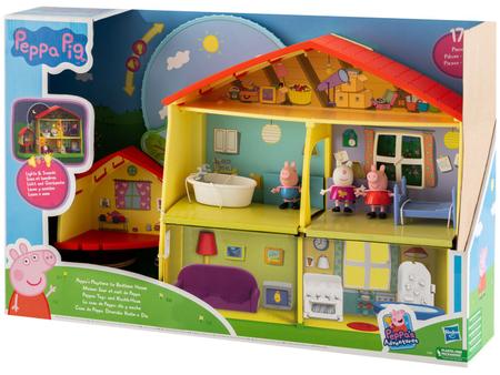 Casa da Peppa com Figuras - Diversão Noite e Dia - Com Som e Luz - Hasbro -  superlegalbrinquedos