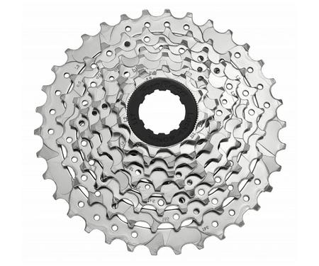 Imagem de Cassete 8v sunrace m66 11/34d prata megarange serve shimano 3x8v 24v mtb