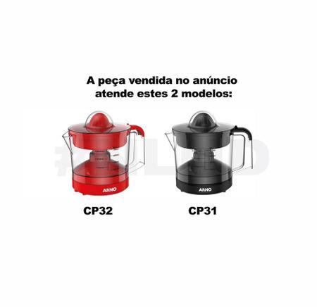 Imagem de Castanha Cone Grande Espremedor de Suco de Frutas Arno Express CP31  CP32 Vermelho Original