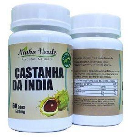 Castanha da Índia 500mg - 60 Cápsulas (60 Doses) - Recover Farma