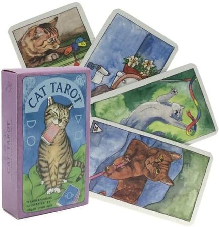 Imagem de Cat Tarot Deck Tarô dos Gatos Baralho de Cartas de Oráculo