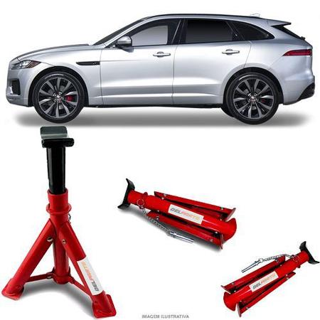 Imagem de Cavalete Automotivo Jaguar F Pace SUV 2 Toneladas Com 3 Regulagens E Trava