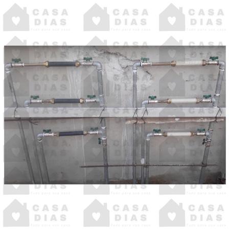 Imagem de Cavalete Instalação de Agua Registro Hidrometro Muro Chão Subterraneo Kit Completo Padrão De Agua