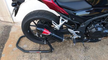 Imagem de Cavalete Traseiro Coyote para Motos Com ou Sem Suporte / Slider de Balança - Preto