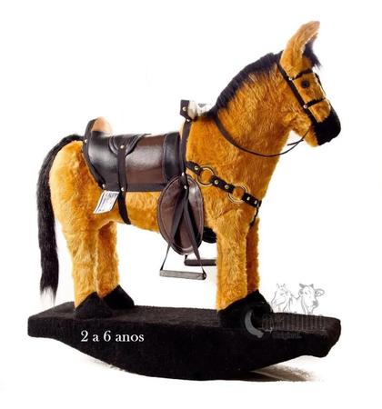 Imagem de Cavalo Cavalinho Brinquedo Balanço Infantil Super Luxo Premi