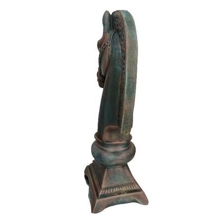 Cavalo Xadrez 27 cm escultura decorativa em Promoção na Americanas