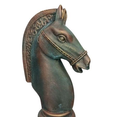 Escultura JV Cavalo Xadrez