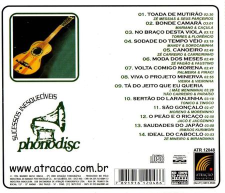 Cd 50 Anos De Musica Cabloca - Varios Novo E Original - ATRACAO