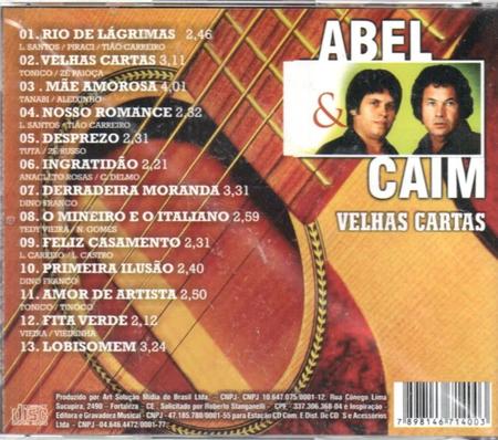 Imagem de CD Abel e Caim Velhas Cartas