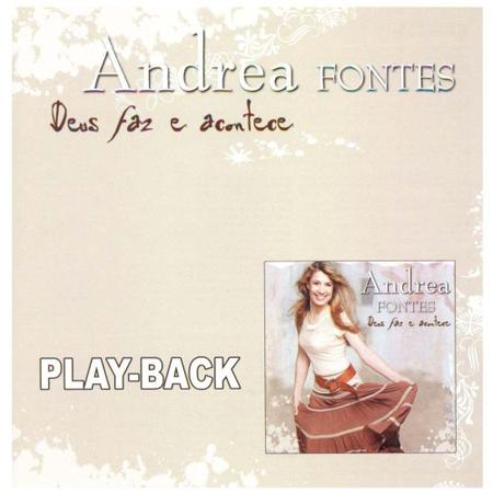 Imagem de CD Andrea Fontes Deus faz e acontece (Play-Back) - Mk Music