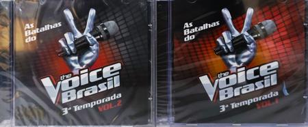 Imagem de CD As Batalhas Do The Voice Brasil 3ª Temporada Vol. 1 e 2
