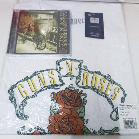 CD Guns N' Roses Chinese Democracy CD/Camiseta Kit Camiseta - UNIVERSAL MUSIC Imagem de CD Guns N' Roses Chinese Democracy CD/Camiseta Kit Camiseta