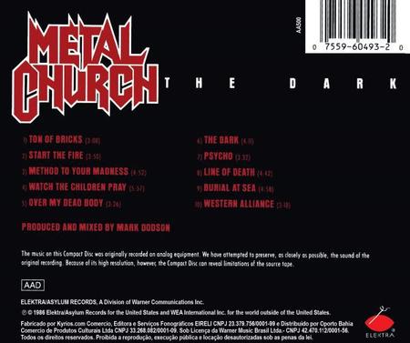 Imagem de Cd metal church - the dark