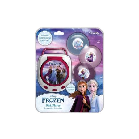 Imagem de Cd Player Disk Player Frozen Elsa Com 3 Discos 8300 Candide