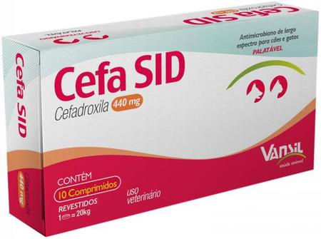 Imagem de Cefa SID Vansil 440mg 10 Comprimidos