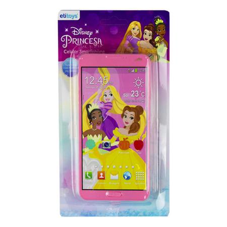 Celular Princesas da Disney Aurora bela adormecida Brinquedo Telefone  Celular de Brinquedo Luminoso e Musical com