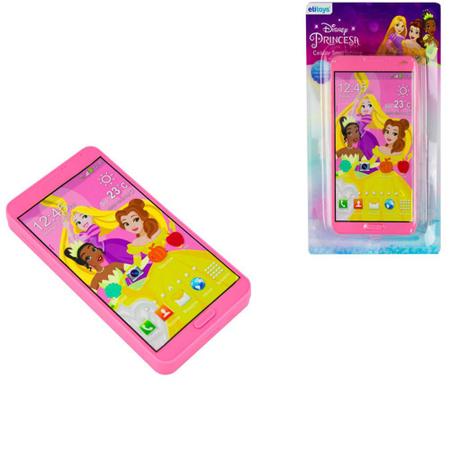 Celular Princesas da Disney Aurora bela adormecida Brinquedo Telefone  Celular de Brinquedo Luminoso e Musical com